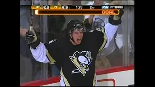 Sidney Crosby - 1st NHL Goal 2005-10-08