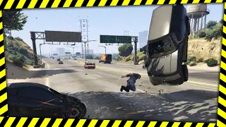 GTA 5 Supercar Crash Explosions Car Games #sl_nano_geek/VEHICLES CRASH @slnanogeek2216