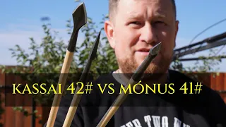 Kassai  Agár íj  vs Mónus Fekete Bég íj  harci nyílhegy teszt @Mussai