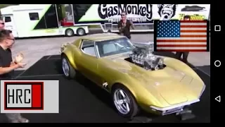 Macacos Me Mordam! 68 Corvette Gas Monkey Garage - HW Screen Time - Hot Wheels 2017