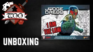 Judge Dredd I Am the Law Starter Set Unboxing