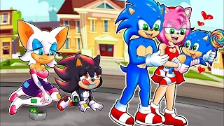 Rich Mom VS Broke Dad Broke Up! Sonic Choice Family Challenge! | Sonic the Hedgehog 2