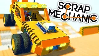 САМЫЕ СМЕШНЫЕ ГОНКИ С ЛОВУШКАМИ В СКРАП МЕХАНИК! ИГРАЕМ В SCRAP MECHANIC