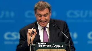 Markus Söder sagt "Bayern"