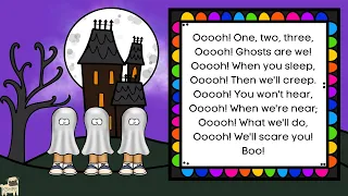 Music: Three Ghosts, Vocal Music Education, Children Singing Choir Songs, Halloween Song KIDS FUN!