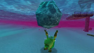 Majora's Mask: Unused Lift Animation / Destroy Underwater Boulders
