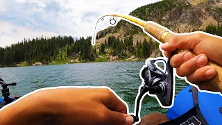 Fishing For Crazy Looking Brook Trout in the Forest Lakes of Colorado