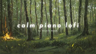 calming piano lofi melody 🌳🎶 - ambient music to study / focus / relax / sleep / chill
