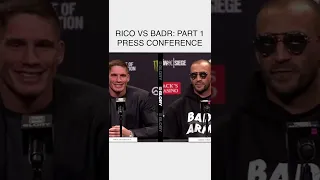 Rico and Badr go after it at their press conference 🔥