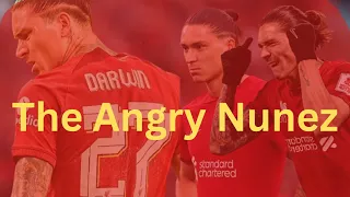 When Darwin Nunez gets Angry 😡 #nunez #liverpool
