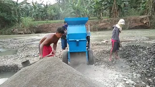 Mesin giling batu sirtu jadi pasir