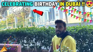 TECHNO GAMERZ CELEBRATING HIS 22nd BIRTHDAY IN DUBAI | TECHNO GAMERZ | UJJWAL GAMER