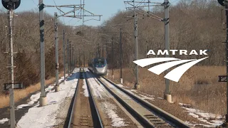 Amtrak Northeast Corridor Rearview Ride | Boston, MA to New London, CT