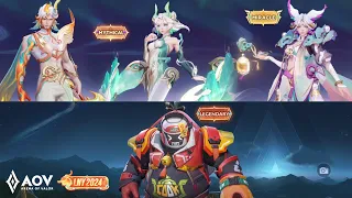 AOV New Skin Lunar New Year 2024 Liliana, Rouie, Florentino, Grakk | Glazed World - Arena of Valor