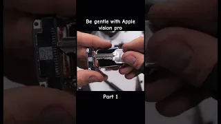 Be gentle with the Apple vision pro - It is a Plastic