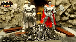 McFarlane DC Multiverse Steel Platinum Chase Variant Reign of The Supermen Action Figure Review