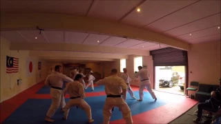 Kumite training by SKIF Sensei Katsu TJ-Shuhari Shotokan Karate Association