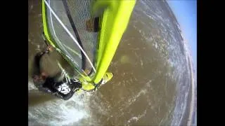 Windsurfing Scheveningen Holland 18 april Ronald Stout Gopro