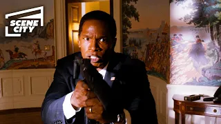 White House Down: The President Pulls the Trigger (Jamie Foxx, Channing Tatum Scene)