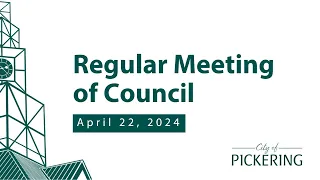 Council Meeting - April 22nd, 2024 - 7:00pm