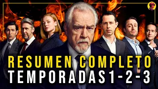 SUCCESSION | Temporadas 1, 2 y 3: RESUMEN COMPLETO (T1, T2 y, T3)