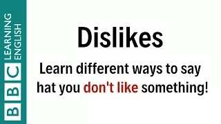 How do real people talk about things they don't like?