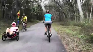 Bicycling the Withlacoochee State Trail in Florida