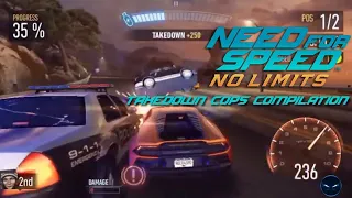 NEED FOR SPEED No Limits Gameplay | Takedown cop's compilation