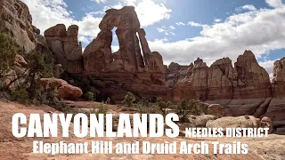 Canyonlands backpacking: Elephant Hill and Druid Arch Trails