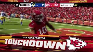 NFL Madden Sim: Los Angeles Rams at Kansas City Chiefs Week 12 2022