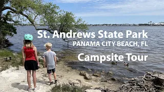 St  Andrews State Park Campsite Tour - Sites 1-61