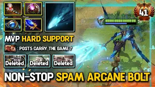 MVP HARD SUPPORT Skywrath Mage Aghs Scepter + OC Build Non-stop Spam Arcane Bolt 7.35d DotA 2