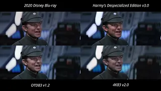 Original ROTJ Opening 4X COMPARISON | Despecialized, 4K83, Blu-ray, OTD83 | Return of the Jedi