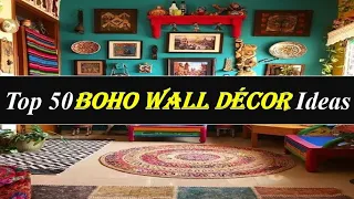 Top 50 Captivating BOHO Wall Decor Ideas| BOHO Decore Ideas to  Elevate your Space| Macrame Plants