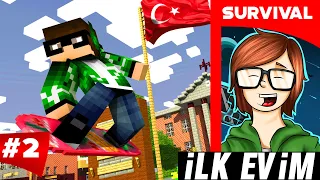 İLK EVİM MİNECRAFT TÜRKÇE SURVİVAL - S3 BÖLÜM 2