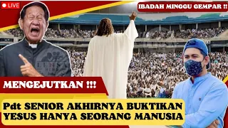 IBADAH MINGGU BUBAR‼️TIBA2 PDT SEBUT YESUS YG DISEMBAH HANYA SEORANG MANUSIA