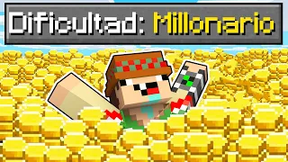 ¡Minecraft PERO en DIFICULTAD MILLONARIO! 😲💵💰 SILVIOGAMER MINECRAFT PERO