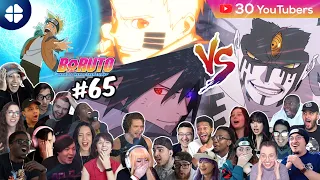 Naruto/Sasuke VS MOMOSHIKI [30 People react] 🔥🌎 MEGA Reaction Mashup  (Boruto 65) 🇯🇵