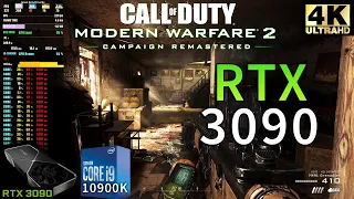 Call of Duty: Modern Warfare 2 Campaign Remastered 4K | RTX 3090 | i9 10900K 5.2GHz | Extra Settings