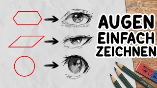 Der EINFACHSTE Weg Augen zu zeichnen | Drawinglikeasir