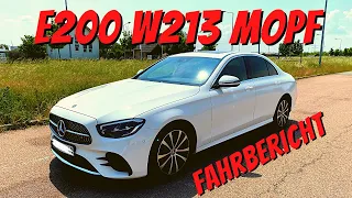 E 200 W213 Mopf Fahrbericht