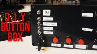 BUILDING A CUSTOM BUTTON BOX FOR PC! | Great for use with ETS2