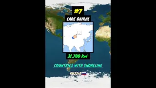 Largest Lakes In The World | Country Comparison | Data Duck
