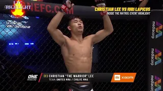 Christian Lee vs Luri Lapicus | free fight| ufc highlight