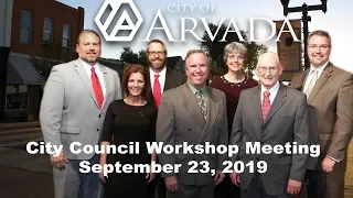 Arvada City Council Meeting - September 23, 2019