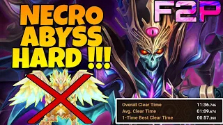 F2P NECRO ABYSS HARD TEAM WITHOUT SHAMANN !!! SUMMONERS WAR