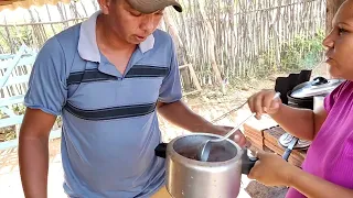 ALMOÇO DE HOJE NA CASINHA DE TAIPA FOI BAIÃO DE DOIS