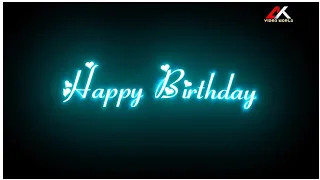 Happy Birthday Whatsapp Status | 28 February 2022 Birthday Status | Black Screen Birthday Status