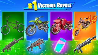 MOTO ALÉATOIRE CHALLENGE ! Défi FORTNITE Battle Royale