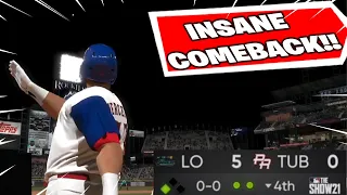 Crazy 5 Run Comeback MLB The Show 21 Battle Royale... #shorts